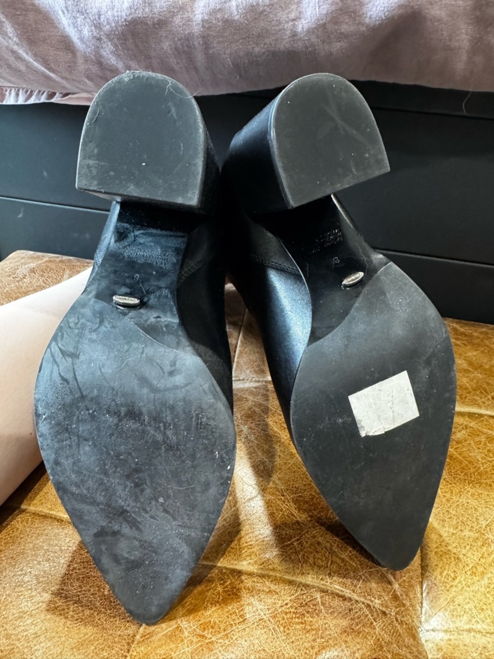 Tony Bianco Bello Black Leather Bootie Size 8 EUC - Picture 4 of 6